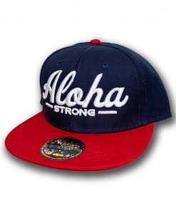 AlohaStrongScriptRedWhiteBlueHat1