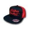 AlohaTogetherBlackRedMeshHat