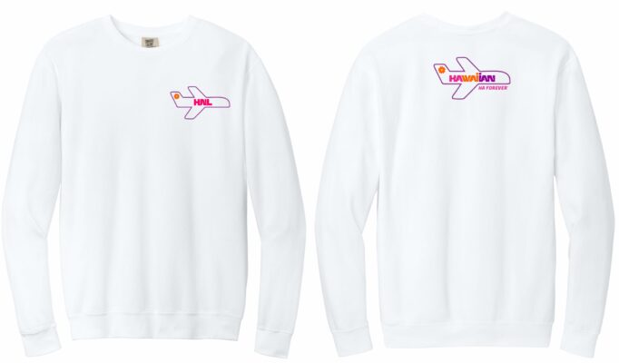 Embroidered Cotton HA Forever Crewneck